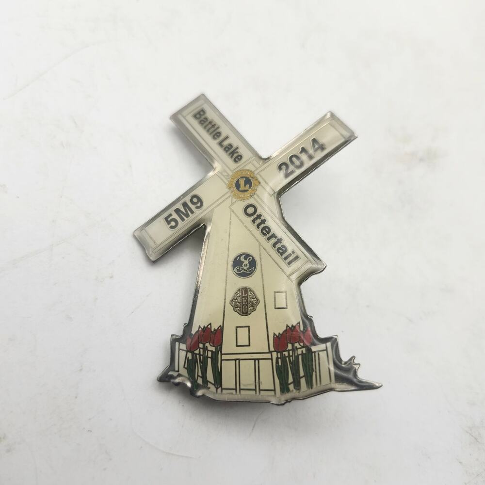 2014 Lions International 5M9 Battle Lake Ottertail Minnesota Windmill Lapel Pin